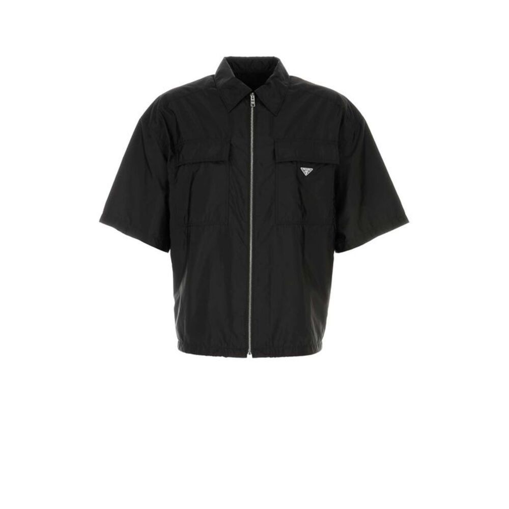 Prada Men Black Re-Nylon Shirt